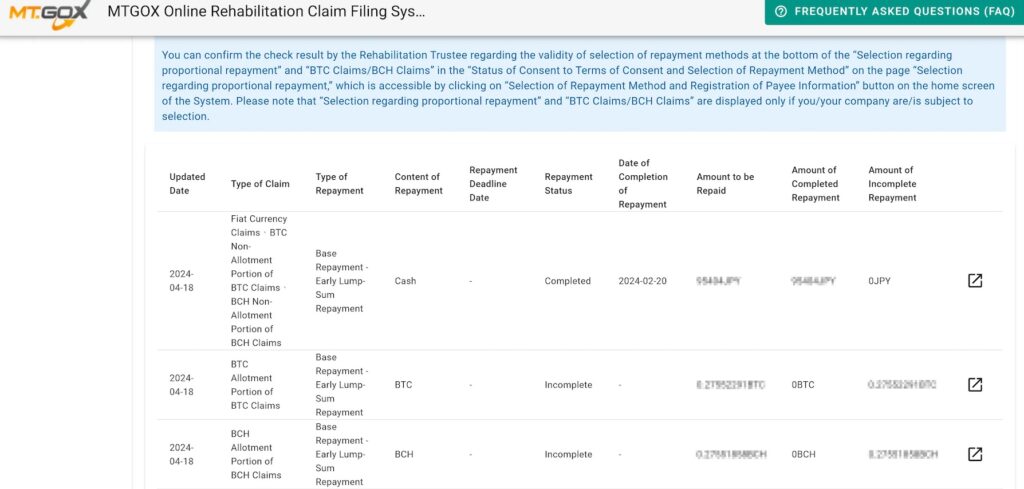 Mt. Gox har introdusert betydelige oppdateringer angående refusjonsprosessen.
