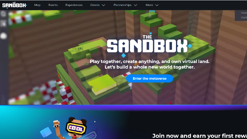 Sandbox blockchain spillutviklingsselskap
