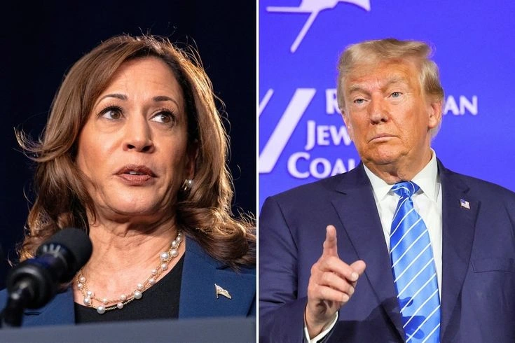 Populariteten til Trump og Harris blant traderne på Polymarket