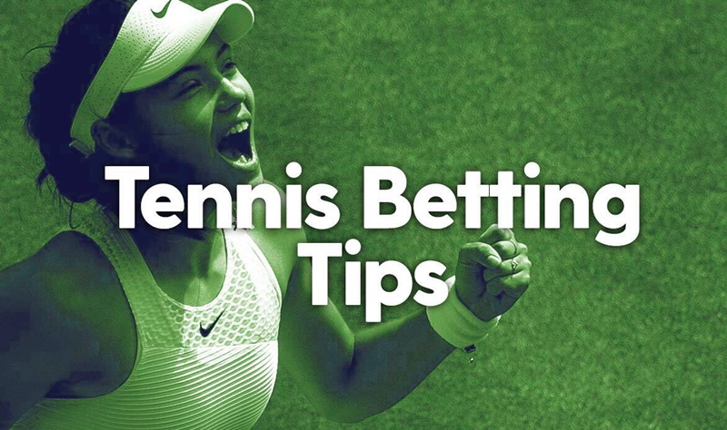 Female tennis player celebrating a win, symbolizing confidence and success with winning tennis betting tips